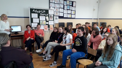 Spotkanie z uczniami w Chełmie